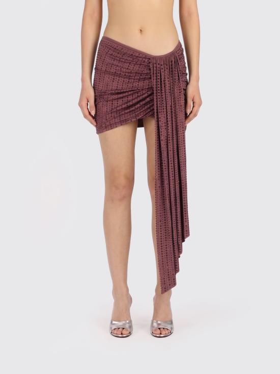 26SS 베누자 숏 스커트 SK005C BRG Burgundy