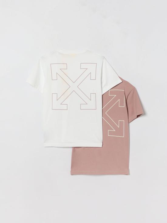 26SS [키즈] 오프화이트 티셔츠 44G2B001S26J001 960 Multicolor - OFF WHITE