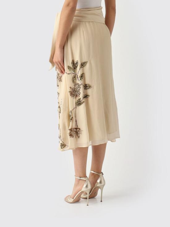 26SS 말리파르미 롱 스커트 JG667750667 B1143 Beige - MALÌPARMI