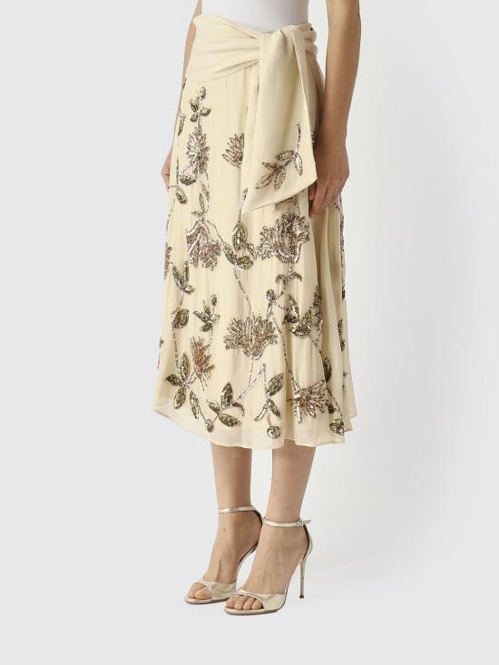 26SS 말리파르미 롱 스커트 JG667750667 B1143 Beige - MALÌPARMI