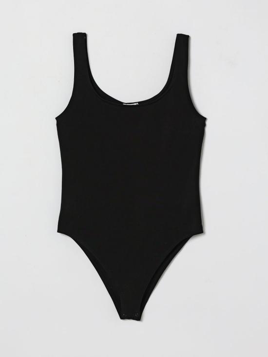 26SS 월포드 긴팔 티셔츠 75085 7005 Black - WOLFORD