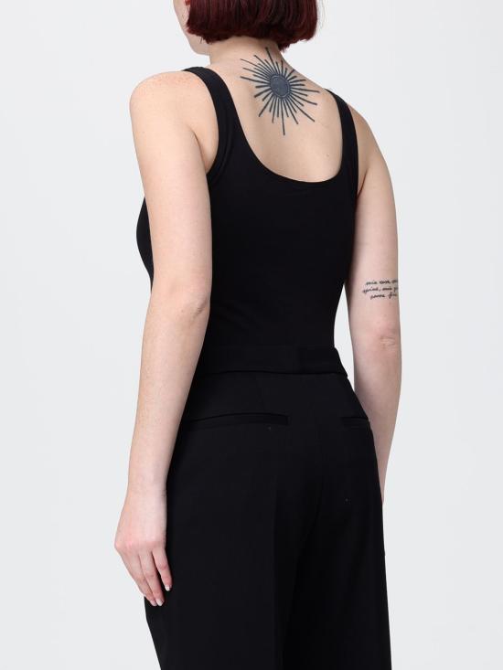 26SS 월포드 긴팔 티셔츠 75085 7005 Black - WOLFORD