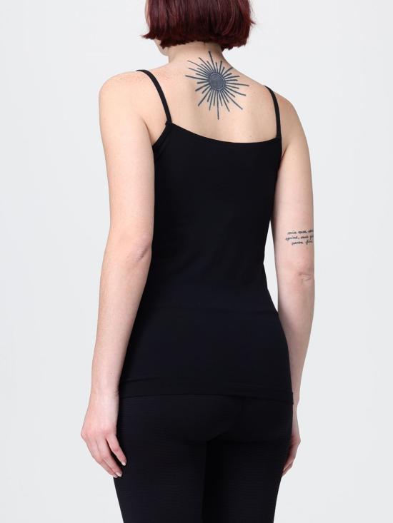 26SS 월포드 긴팔 티셔츠 56242 7005 Black - WOLFORD