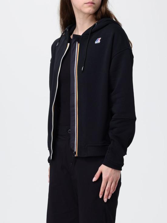 26SS 까웨 후드 티셔츠 K4146GW USY Black - K-WAY