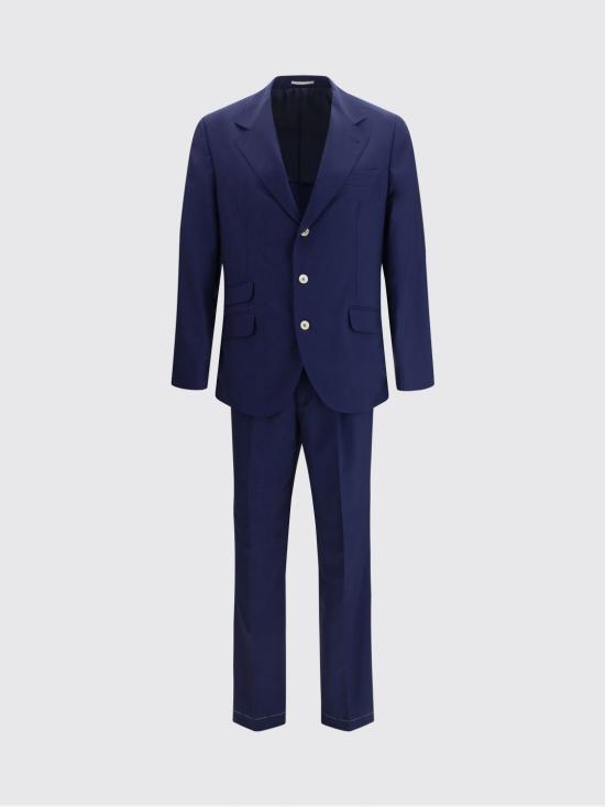 26SS 브루넬로 쿠치넬리 수트 세트 M032PLDWH C350 Navy - BRUNELLO CUCINELLI
