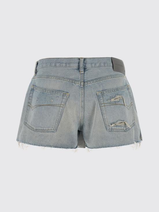 26SS 발렌시아가 데님 숏팬츠 872186TDW14 4200 Blue - BALENCIAGA