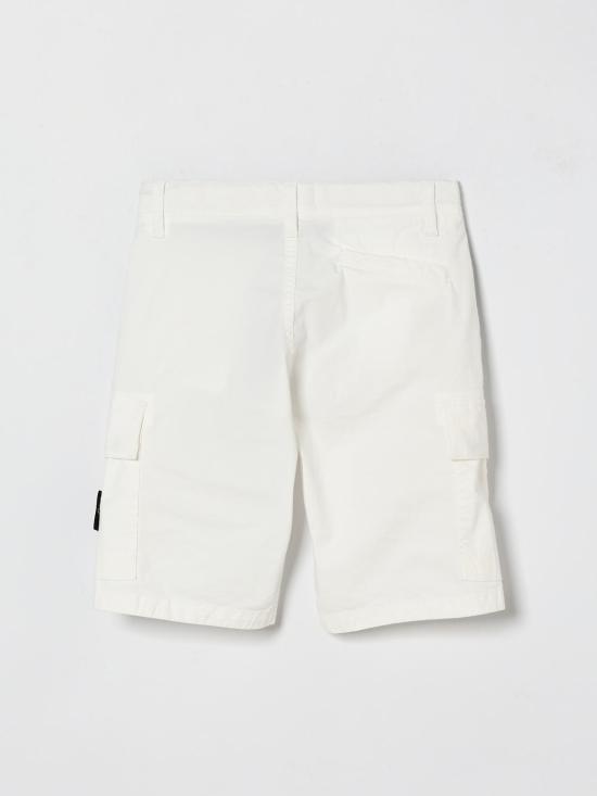 26SS [키즈] 스톤 아일랜드 쇼츠/버뮤다 L100002S0001 V0001 White - STONE ISLAND