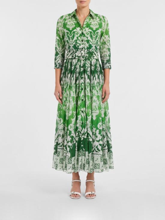 26SS 사만다 성 롱 원피스 ASTERDRESS Green