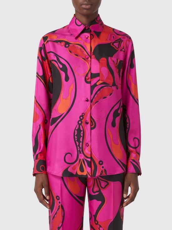 26SS 푸찌 블라우스 6HRJ126H731 026 Fuchsia