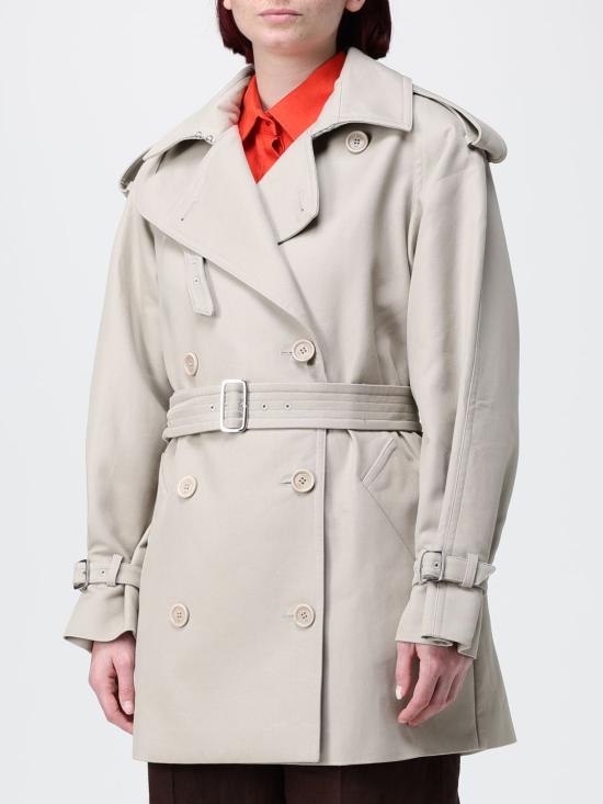 26SS 막스마라 카초 더블 브레스티드 트렌치 자켓 2611121103600 002 Grey - MAX MARA