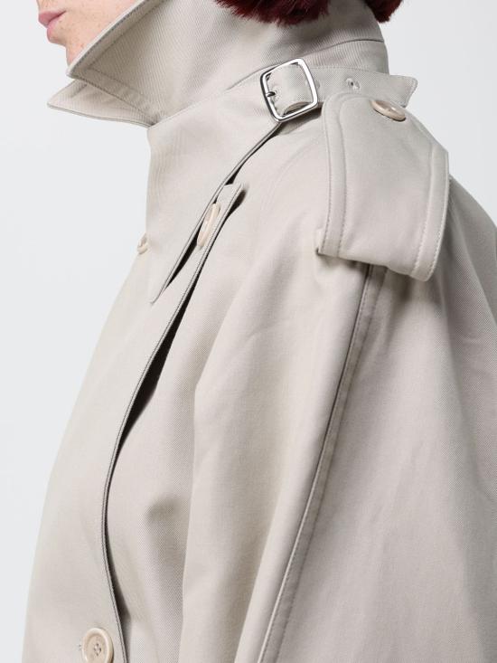 26SS 막스마라 카초 더블 브레스티드 트렌치 자켓 2611121103600 002 Grey - MAX MARA