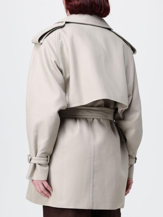 26SS 막스마라 카초 더블 브레스티드 트렌치 자켓 2611121103600 002 Grey - MAX MARA
