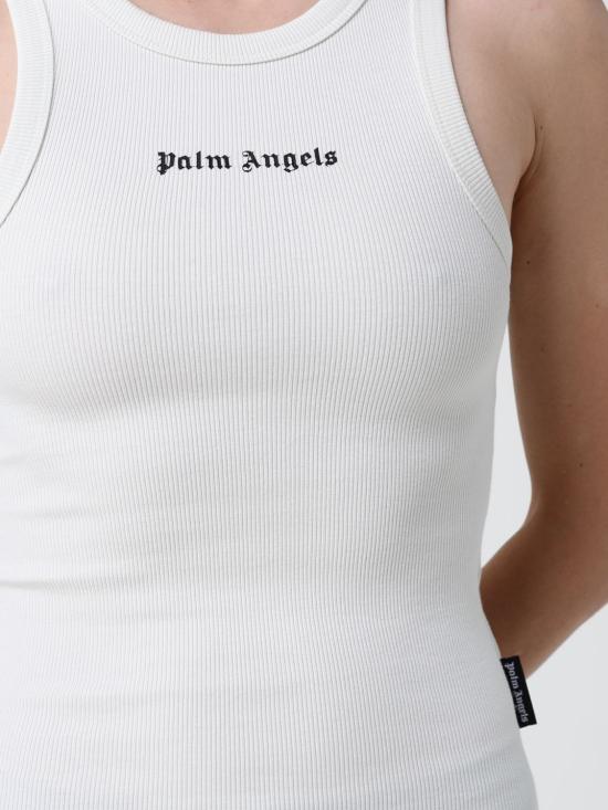 26SS 팜앤젤스 긴팔 티셔츠 PWAC024S26JER001 0310 White - PALM ANGELS