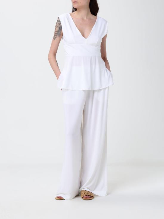 26SS 막스마라 긴팔 티셔츠 2616941019600 001 White - MAX MARA