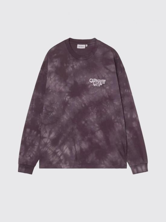 26SS 칼하트 WIP 롱슬리브 래디에이트 티셔츠 I036251 3Q9XX Plum - CARHARTT WIP