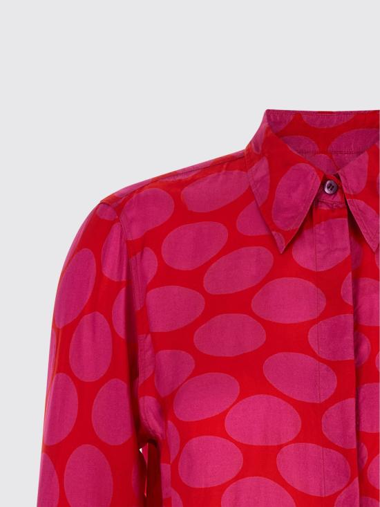 26SS 드리스 반 노튼 블라우스 2610107063017 304 Fuchsia - DRIES VAN NOTEN