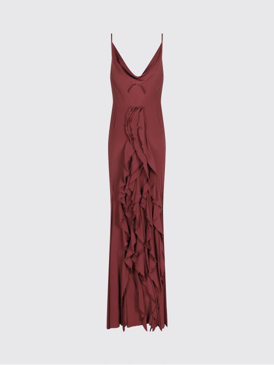 26SS 에리카 카발리니 롱 원피스 P6ST08 D43 Red - ERIKA CAVALLINI