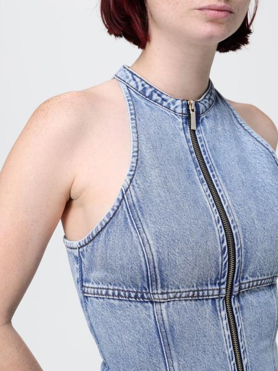 26SS 알마니 롱 원피스 XW002261AF21338 MB001 Stone Washed - ARMANI