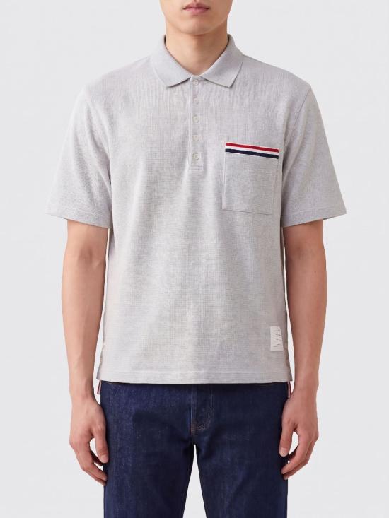 26SS 톰브라운 폴로 티셔츠 MJP244EJ0251 050 Grey