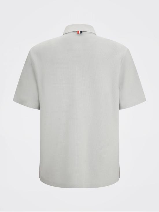 26SS 톰브라운 폴로 티셔츠 MJP244EJ0251 050 Grey - THOM BROWNE