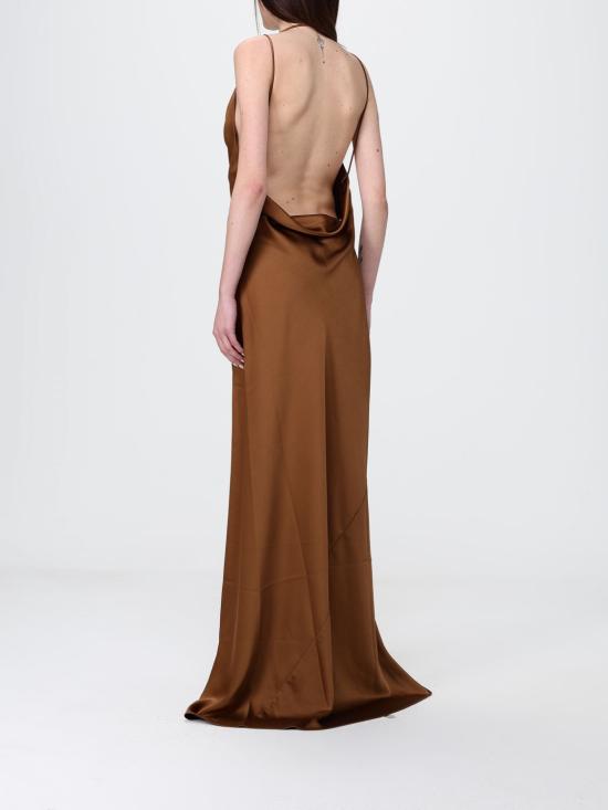 26SS 안다마네 롱 원피스 TM190157ATNP22 670 Bronze - ANDAMANE