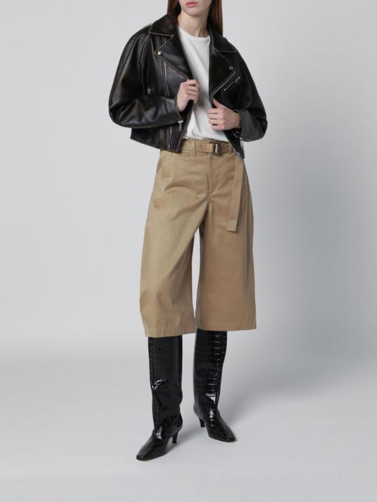 26SS 하프보이 가죽 자켓 HS261WL003LT042 B17 Brown - HALFBOY