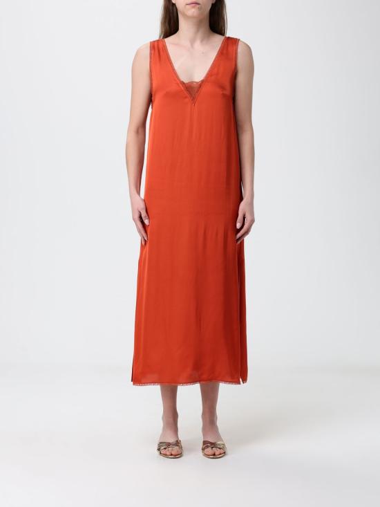 26SS 자딕앤볼테르 롱 원피스 WWDR02668 806 Orange