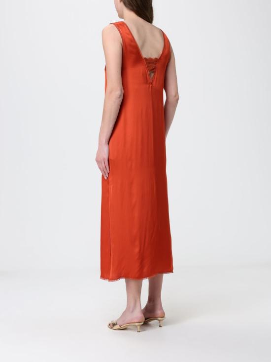 26SS 자딕앤볼테르 롱 원피스 WWDR02668 806 Orange - ZADIG & VOLTAIRE