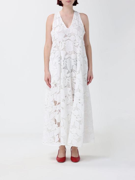 26SS 메이메이즈 롱 원피스 M6EAC4 111 White
