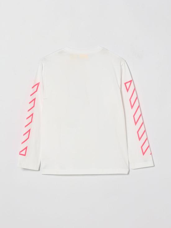 26SS [키즈] 오프화이트 티셔츠 44GAB001S26J001 100 White - OFF WHITE