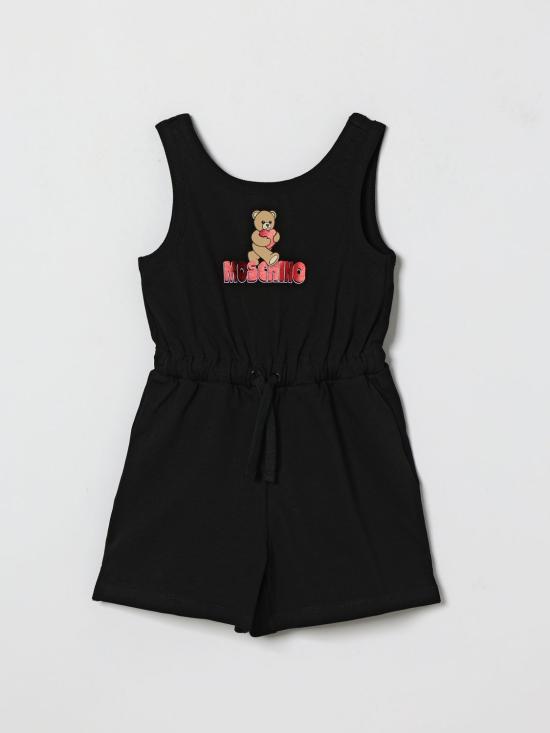 26SS [키즈] 모스키노 트레이닝 웨어 HDT00KLAA51 60100 Black