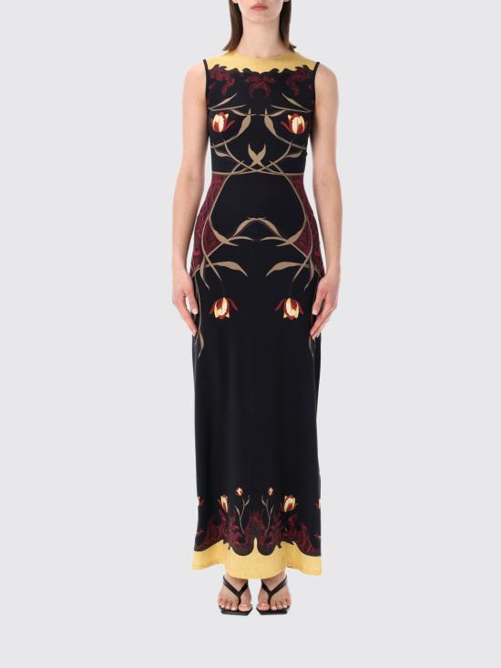 26SS 마린세르 롱 원피스 WDR479ACJER0118 BK97 Black