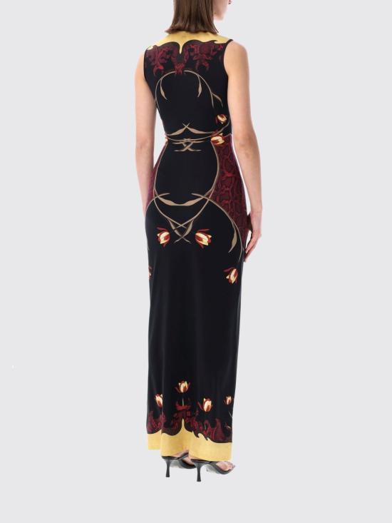 26SS 마린세르 롱 원피스 WDR479ACJER0118 BK97 Black - MARINE SERRE