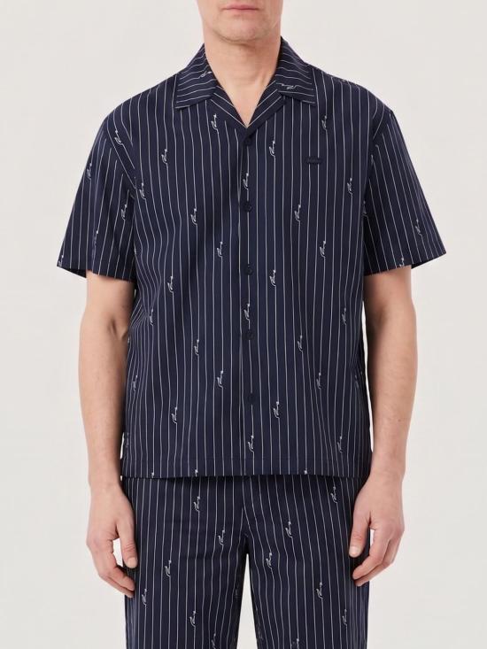 26SS 라코스테 반팔 셔츠 CH2343 IY8 Blue