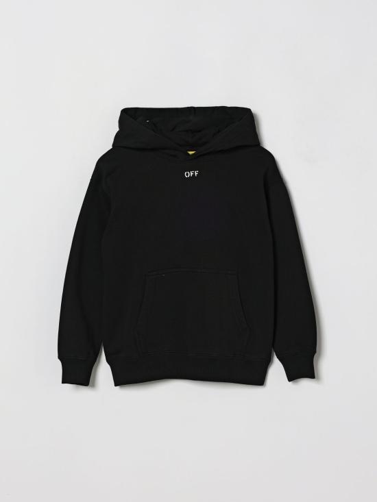 26SS [키즈] 오프화이트 풀오버 44GBB002S26F001 001 Black
