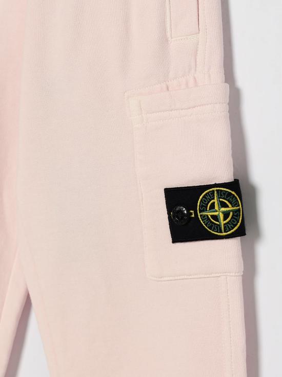 26SS [키즈] 스톤 아일랜드 트레이닝/조거 팬츠 6200003S0040 V0080 Pink - STONE ISLAND