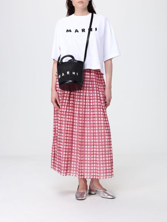 26SS 마르니 반팔 티셔츠 THJE0333P5USCX42 SLW01 White - MARNI