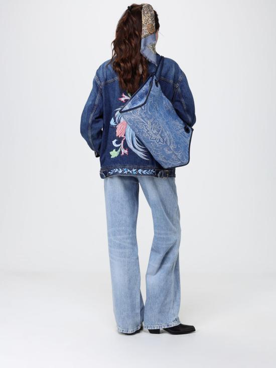 26SS 에트로 토트백 WP1D0062AQ364 B0025 Gnawed Blue - ETRO