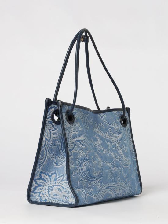 26SS 에트로 토트백 WP1D0062AQ364 B0025 Gnawed Blue - ETRO