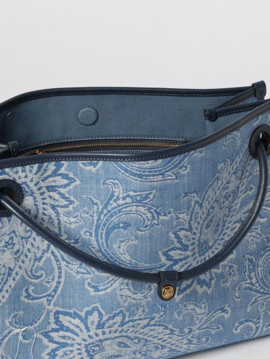 26SS 에트로 토트백 WP1D0062AQ364 B0025 Gnawed Blue - ETRO