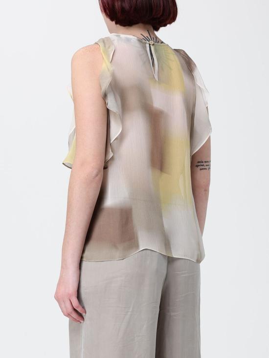 26SS 알마니 긴팔 티셔츠 XW001965AF21554 F1060 Yellow - ARMANI