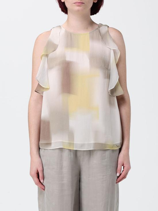 26SS 알마니 긴팔 티셔츠 XW001965AF21554 F1060 Yellow