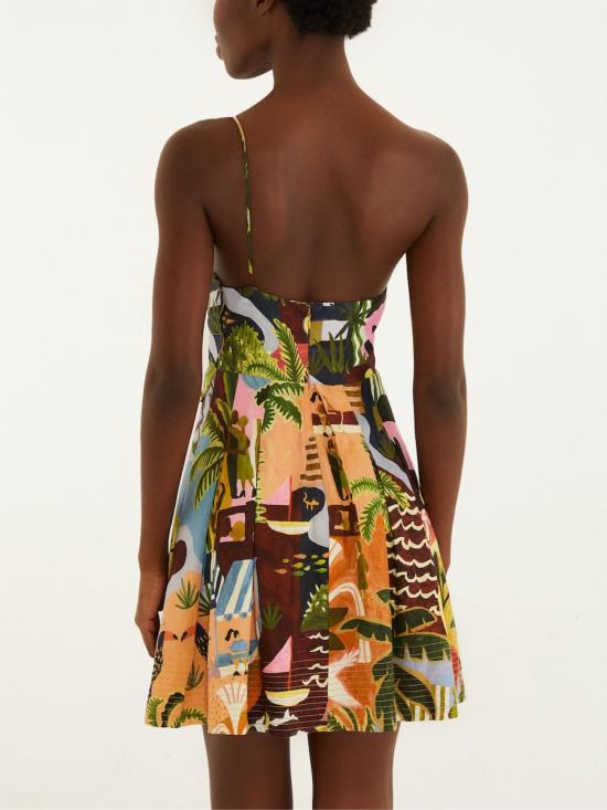 26SS 팜 리오 미디 원피스 358883 TROPICALPAINTING26098 MULTICOLOR - FARM RIO