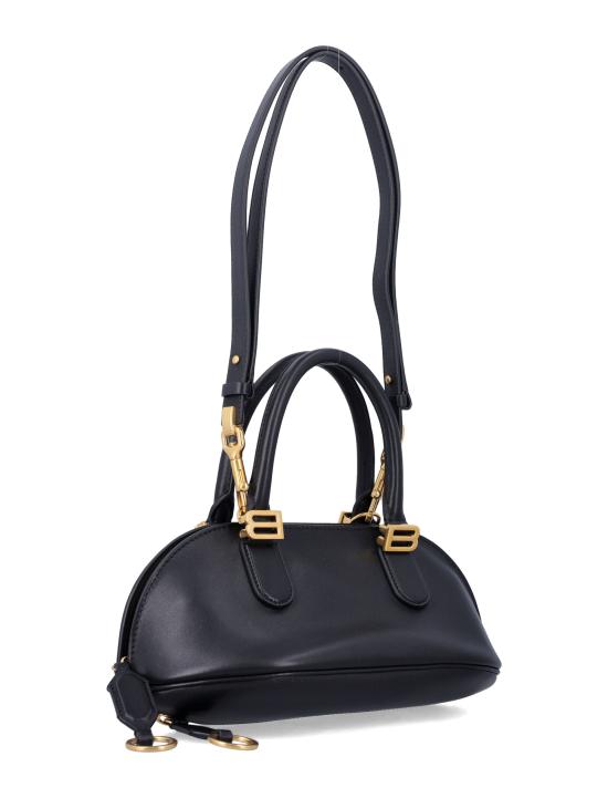 26SS 발렌시아가 볼레로 볼링백 8685852ACJS 1000 BLACK PLUM - BALENCIAGA