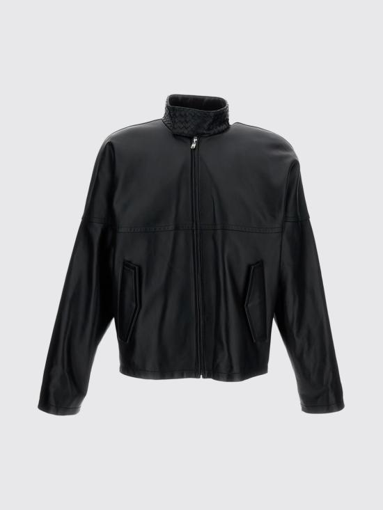 26SS 보테가베네타 가죽 자켓 853929 V64W0 1010 BLACK DOM - BOTTEGA VENETA