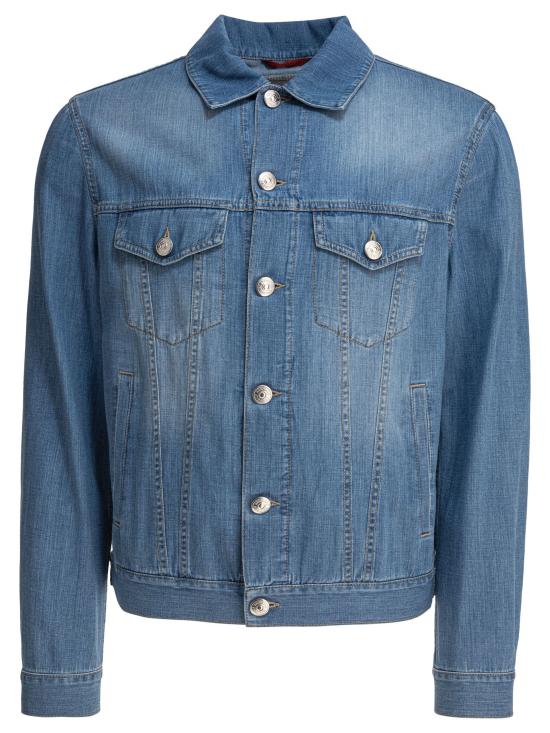 26SS 브루넬로 쿠치넬리 데님 자켓 ME6456909 C1470 LIGHT BLUE DENIM DOM