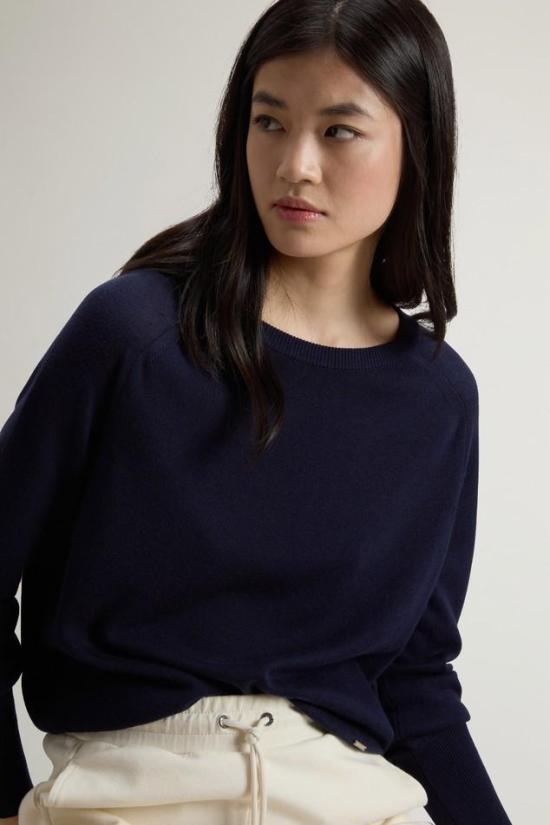26SS 울리치 스웨터 CFWWKN2037FRUF5037 3989 Blue - WOOLRICH