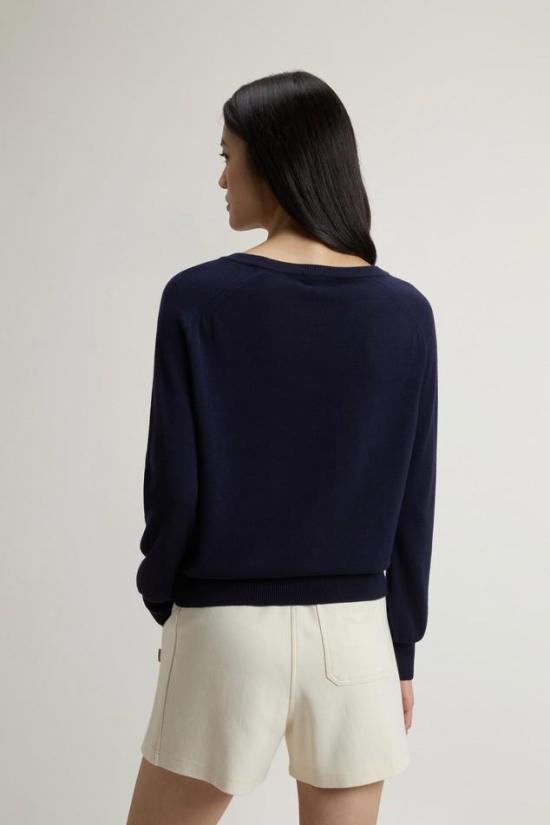 26SS 울리치 스웨터 CFWWKN2037FRUF5037 3989 Blue - WOOLRICH