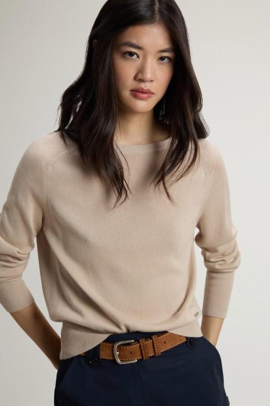 26SS 울리치 스웨터 CFWWKN2037FRUF5037 8640 Beige - WOOLRICH