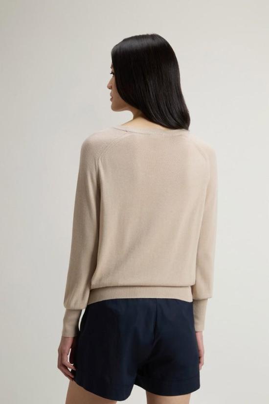26SS 울리치 스웨터 CFWWKN2037FRUF5037 8640 Beige - WOOLRICH